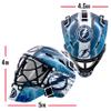 Franklin NHL Tampa Bay Lightning Mini Hockey Mask TEAM SPECIFIC LOGO 4.5 X 5 X 4 view 2