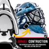 Franklin NHL Tampa Bay Lightning Mini Hockey Mask TEAM SPECIFIC LOGO 4.5 X 5 X 4 view 3