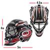 Franklin Sports NHL League Logo Carolina Hurricanes Mini Goalie Mask view 2