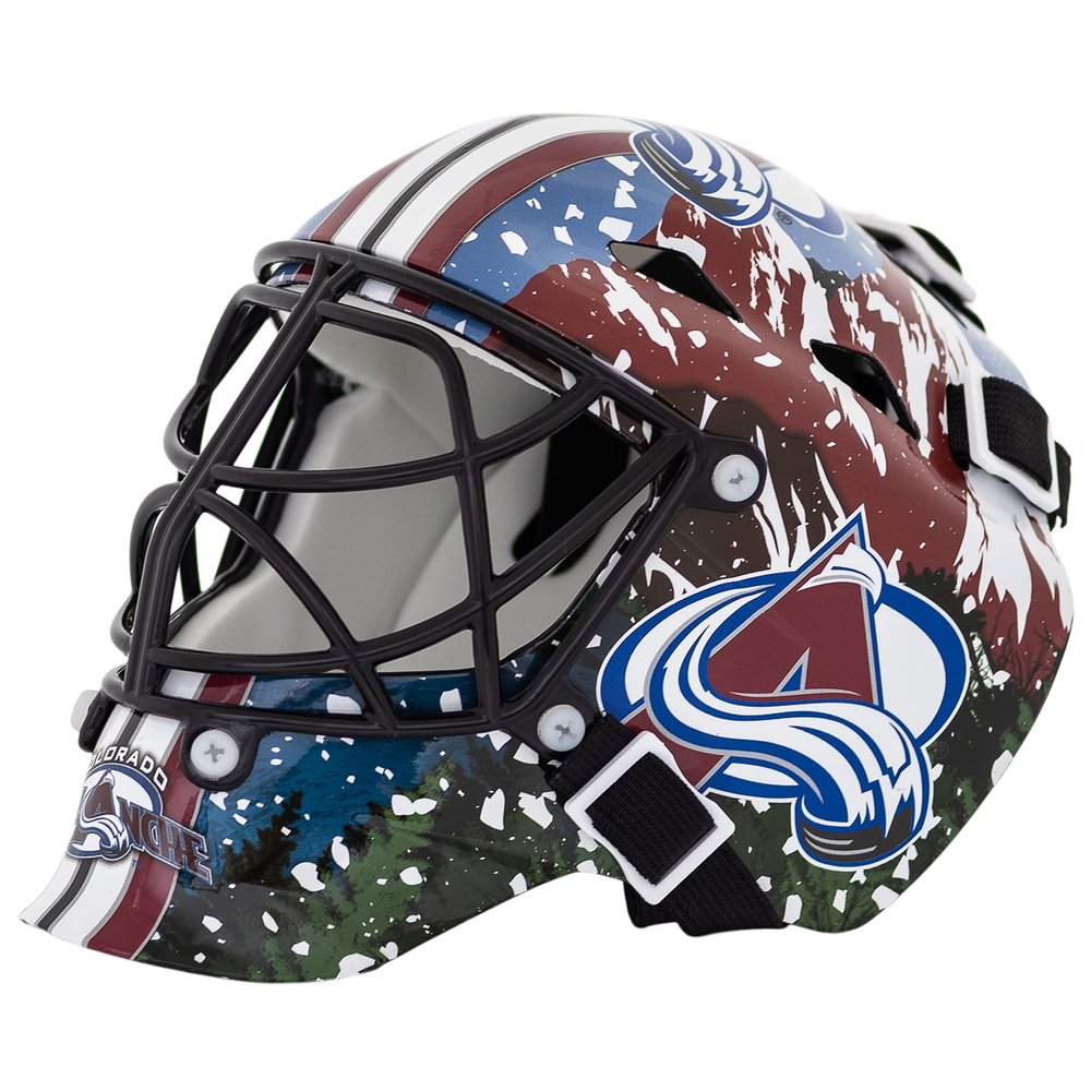 Franklin Sports 7784F27 NHL Mini Goalie Mask,Colorado Avalanche