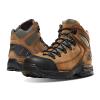 Danner 453 5.5" Waterproof Hiking Boots for Men - Nubuck Leather Upper with Breathable Gore-Tex Lining, Toe Cap, and TFX Traction Outsole, Dark Tan - 8.5 EE view 1