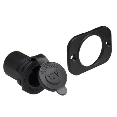 Marinco 12VRC 12V Receptacle, Black