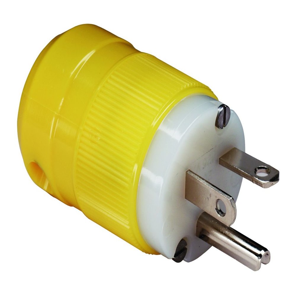 Marinco 20A 125V Straight Blade Plug, Connector Receptacle