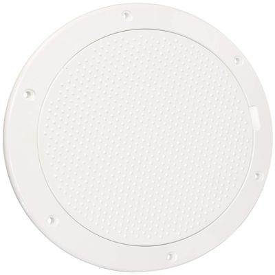 Beckson DP63-W Pry-Out Deck Plate, 1 Pack, White