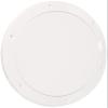 Beckson DP63-W Pry-Out Deck Plate, 1 Pack, White view 1