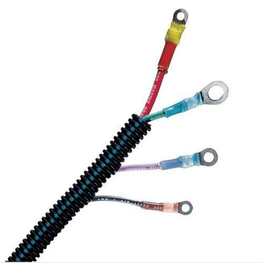 Ancor 453752 Marine Grade Electrical Self-Extinguishing Split Loom (3/4-Inch Diameter, Black, 10-Feet)