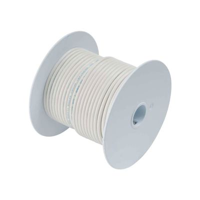 ANCOR MARINE GRADE 100925 Electrical Primary Tinned Copper Boat Wiring (18-Gauge, White, 250-Feet)