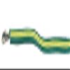 Ancor 109325 Marine Grade Electrical Primary Tinned Copper Boat Wiring (10-Gauge, Green with Yellow Stripe, 250-Feet) view 1
