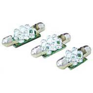 Ancor Marine Grade Electrical 529206 LED Light Bulb (Festoon End Cap, 12-Volt, , Blue, 1-Pack)