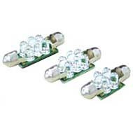 Ancor Marine Grade Electrical 529206 LED Light Bulb (Festoon End Cap, 12-Volt, , Blue, 1-Pack)