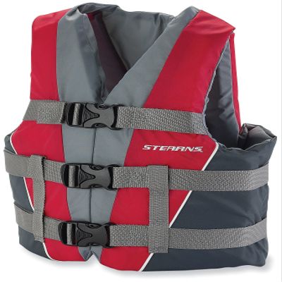 Stearns 3-Buckle Illusion Teen Vest (Green, Xsmall)