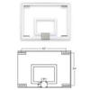 First Team FT231 54in x 40in Glass Basketball Backboard view 1