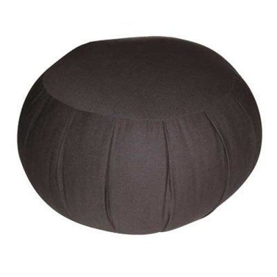 Jumbo Kapok Zafu Meditation Cushion, Brown