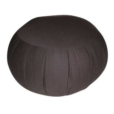 Jumbo Kapok Zafu Meditation Cushion, Brown
