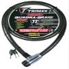 Trimax Trimaflex Integrated Keyed Cable Lock 6' L X 25Mm TQ2572, Card Packaging, Black view 1