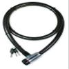 Trimax Trimaflex Integrated Keyed Cable Lock 6' L X 25Mm TQ2572, Card Packaging, Black view 2