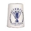 Silver Cup Billiard/Pool Cone Chalk, White view 1
