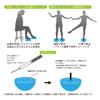 IRONMAN CLUB Foot Health Ball KW-843 Mister Armadillo Balance Training Blue view 3