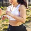 ENELL Women's Full Coverage High Impact Sports Bra (100) (US, Numeric, 1, Regular, Regular, White) view 3