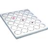 25 Gem Jars White Display Tray Gemstone Travel Case view 3