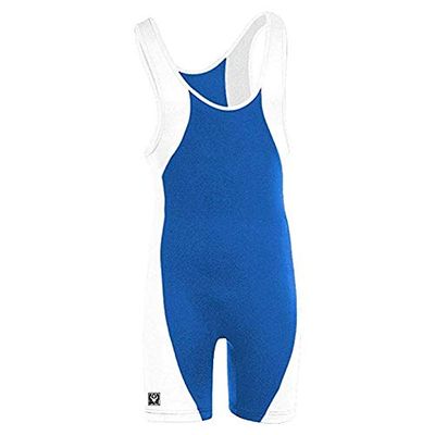 Brute Okie Wrestling Singlet - Royal/White - XS