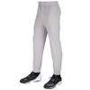 CHAMPRO boys Pull-up Baseball Performance Polyester Pull Up Pant, Grey, Large US view 1