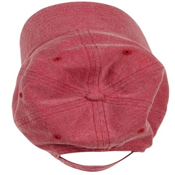 Authentic Pigment Pigment-Dyed Baseball Cap OS NAUTICAL RED