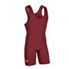 Brute Men's Lycra High Cut Wrestling Singlet Small,Maroon,Small view 2