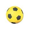Champion Sports Coated High Density Foam Soccer Ball, Yellow, Black, 4 view 1