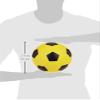 Champion Sports Coated High Density Foam Soccer Ball, Yellow, Black, 4 view 3