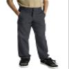 Dickies Little Boys' Classic Fit Flat Front Pant, Charcoal, 7 Regular view 2