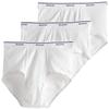 Fruit of the Loom Men's Brief 3 Pack, White, Small(Pack of 3) view 1