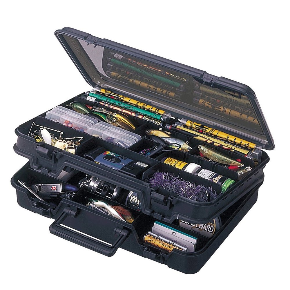 Meiho Versus VS-3070 Smoke BK, 1.5 x 1.1 x 0.5 inches, Fishing Tackle Box, Resin, 5.0 kilograms, 1 Compartment