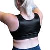 ENELL Women's Full Coverage High Impact Sports Bra (100) (US, Numeric, 3, Regular, Regular, Black) view 2