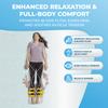 Daiwa Felicity Chi Vitalizer Machine Original - Passive Aerobic Exerciser for Vitality Swing Shaking Exercise - Chi Machine Lymphatic Massager, Comfortable Padded Ankle Cradle for Full Body Relaxation view 4