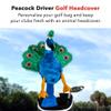 Daphne's Headcovers Peacock Driver Headcover | Premium Driver Headcovers | Funny Golf Club Covers | Stylish Protection for Your Clubs | Men's Golf Gear | Driver Headcover for Men and Women view 2