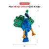 Daphne's Headcovers Peacock Driver Headcover | Premium Driver Headcovers | Funny Golf Club Covers | Stylish Protection for Your Clubs | Men's Golf Gear | Driver Headcover for Men and Women view 3