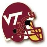 NCAA Virginia Tech Hokies Helmet Pin