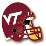 NCAA Virginia Tech Hokies Helmet Pin