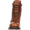 ROCKY Original Ride Lacer Waterproof Western Boots, Tan Pitstop, Size 8.5(ME) view 4