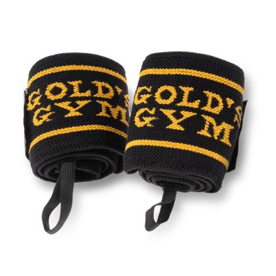 GOLD'S GYM G3511 Stable Wrist Wraps with Loops for Beginners to Advanced, Reduces Wrist Stability and Protection! Moderate Firmness and Flexibility! Press Type Bench Press Chest Press Injury