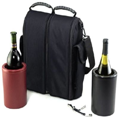 CaddyO DWT-04 Black Dual Wine Tote