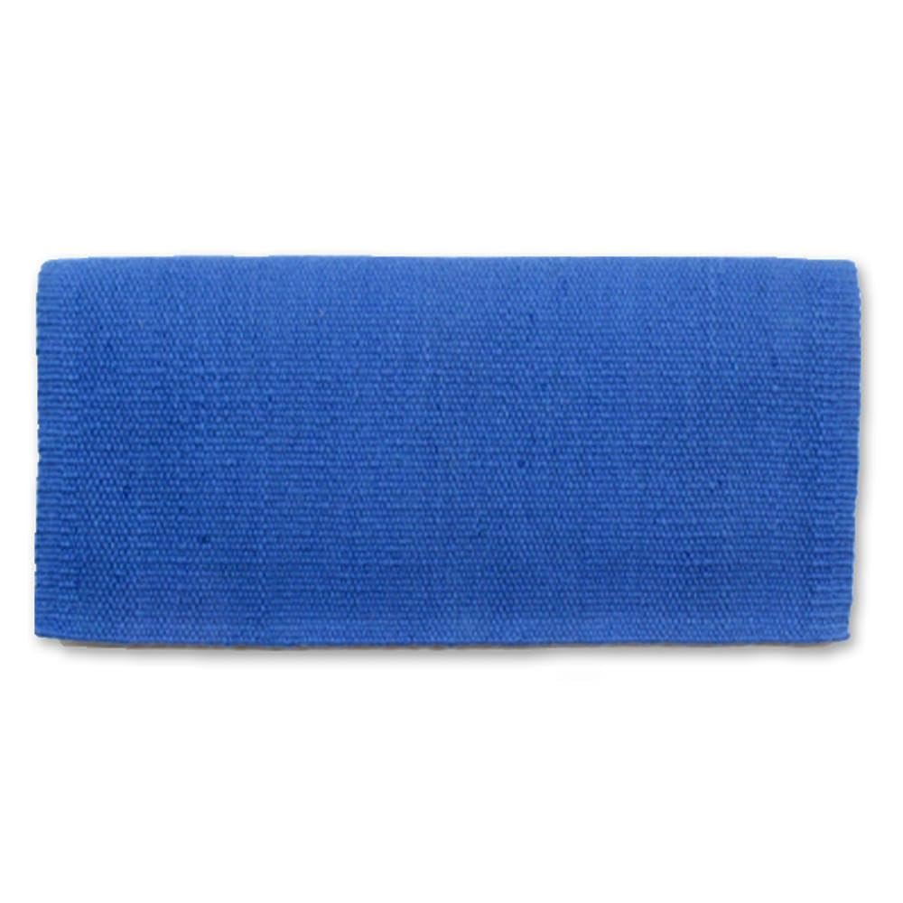 Mayatex 1314-78 San Juan Solid Periwinkle Blue 36x34 New Zealand Wool Saddle Blanket Periwinkle Blue 36in x 34in