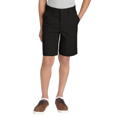 Dickies Kids Big Boy's BOYS FLEXWAIST FLAT FRONT SHORT Shorts, black, 8