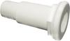 T. H. Marine Supply 1-1/2" White Thru Hull Connector, 3-1/2"Hull view 1