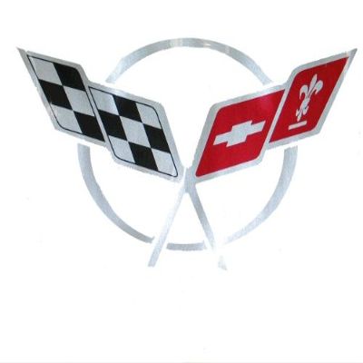 Corvette C5 Silver Decal