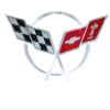 Corvette C5 Silver Decal view 1