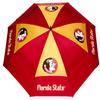 Team Golf NCAA Florida State Seminoles Golf Umbrella 62" Golf Umbrella with Protective Sheath, Double Canopy Wind Protection Design, Auto Open Button view 1