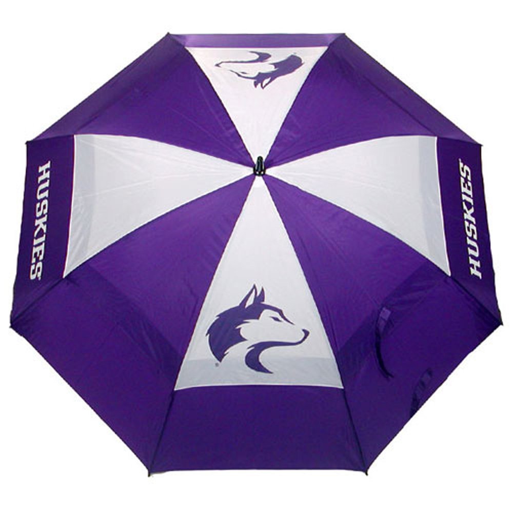 Team Golf NCAA Washington Huskies Golf Umbrella 62" Golf Umbrella with Protective Sheath, Double Canopy Wind Protection Design, Auto Open Button