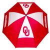 Team Golf NCAA Oklahoma Sooners Golf Umbrella 62" Golf Umbrella with Protective Sheath, Double Canopy Wind Protection Design, Auto Open Button view 1